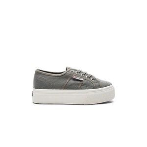 Superga 2790 Platform Sneakers Grey Sage Lace Up